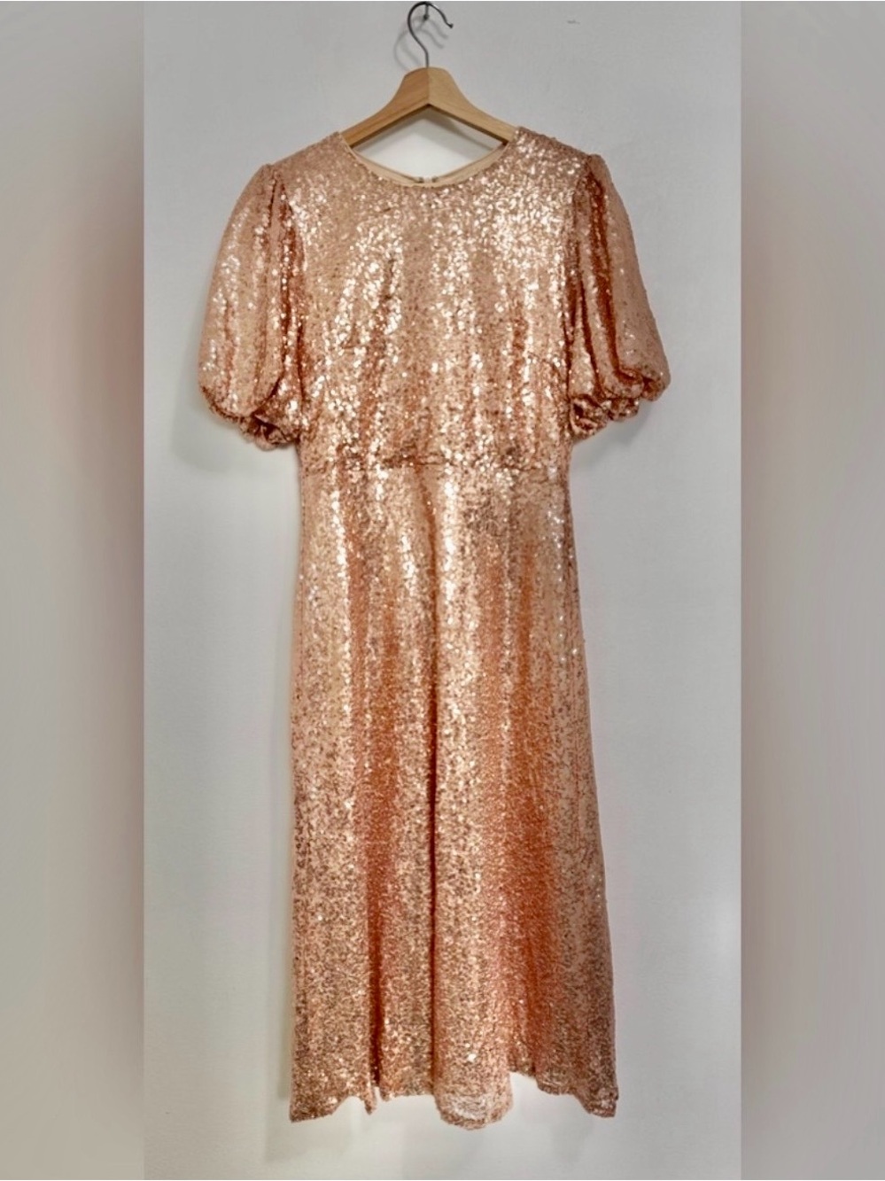 Sugarlips Rose Gold Sequin Kelsea Dress - Picture 3 of 6